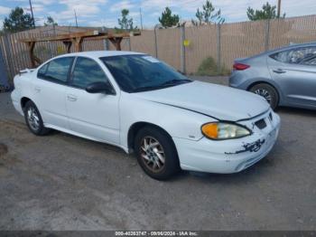  Salvage Pontiac Grand Am