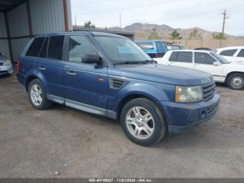  Salvage Land Rover Range Rover Sport