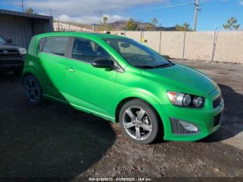  Salvage Chevrolet Sonic