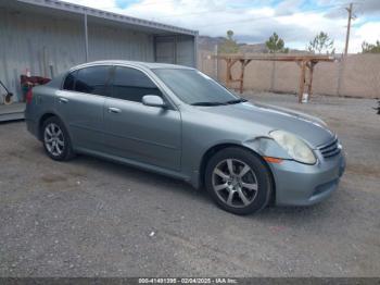  Salvage INFINITI G35x