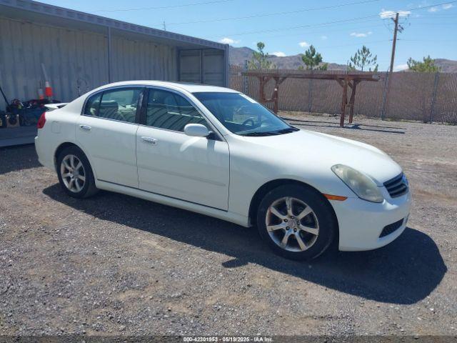  Salvage INFINITI G35x