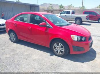 Salvage Chevrolet Sonic