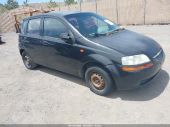  Salvage Chevrolet Aveo