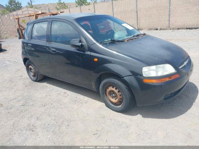  Salvage Chevrolet Aveo