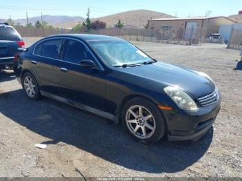  Salvage INFINITI G35