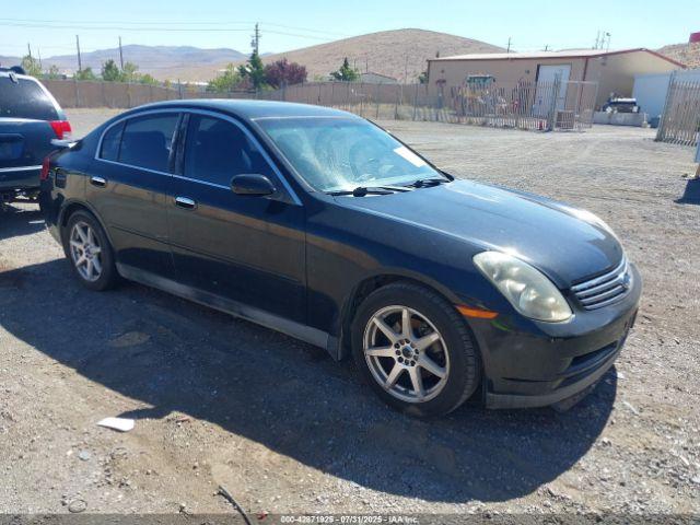  Salvage INFINITI G35