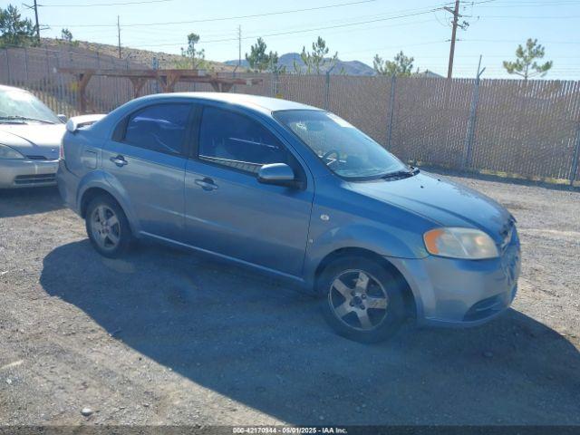 Salvage Chevrolet Aveo