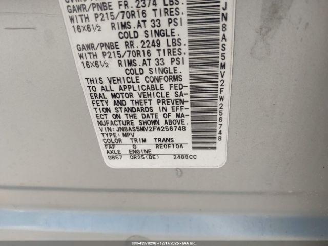 Nissan Rogue S Image 9