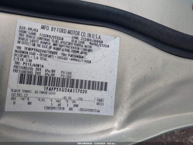 Ford Taurus Ses Image 10