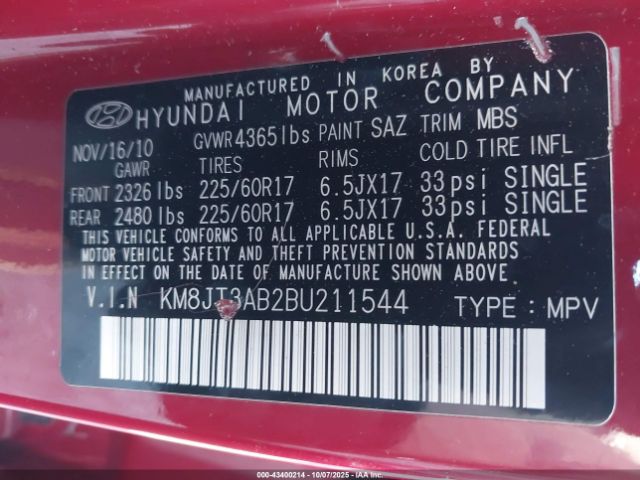 Hyundai TUCSON Gl Image 5